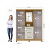 ROUPEIRO 4P. ABRIR 3G MX ILHEUS C/ESP E C/PES MARROCOS / OFF WHITE