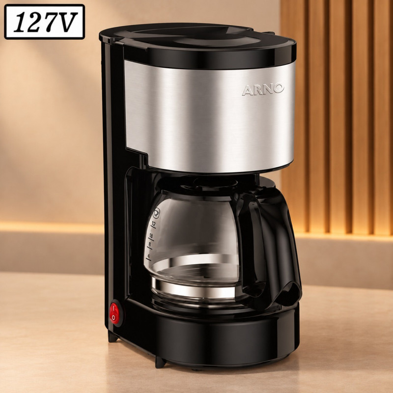 CAFETEIRA ARNO FILTRO PERFECTTA CFPI 650W 127V INOX CAFETEIRA ARNO FILTRO PERFECTTA CFPI 650W 127V INOX