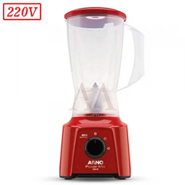 LIQUIDIFICADOR ARNO POWER MIX LQ11 550W 2 VEL 220V VERMELHO