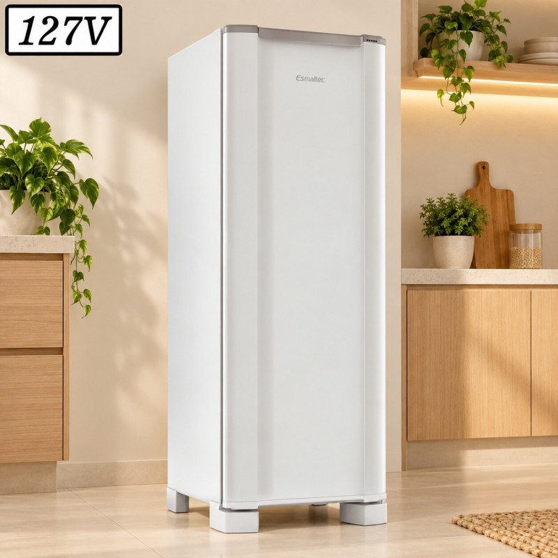 REFRIGERADOR ESMALTEC ROC35 DEGELO MANUAL SIMPLES 259L 127V BRANCO REFRIGERADOR ESMALTEC ROC35 DEGELO MANUAL SIMPLES 259L 127V BRANCO