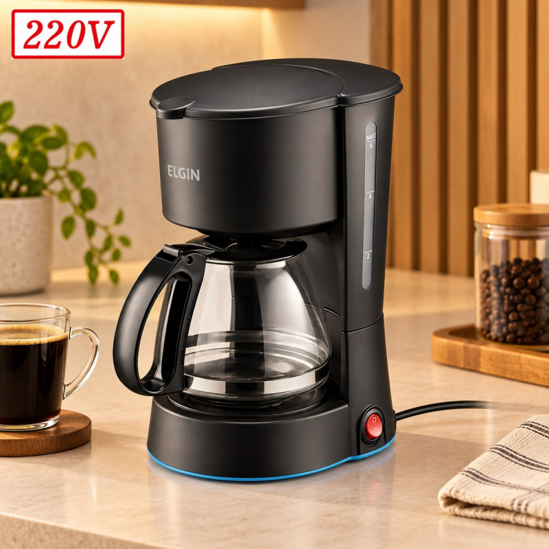 CAFETEIRA ELGIN 15 XICARAS 220V PRETO CAFETEIRA ELGIN 15 XICARAS 220V PRETO