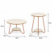 JOGO DE MESA EJ LIZ OFF WHITE/FREIJO