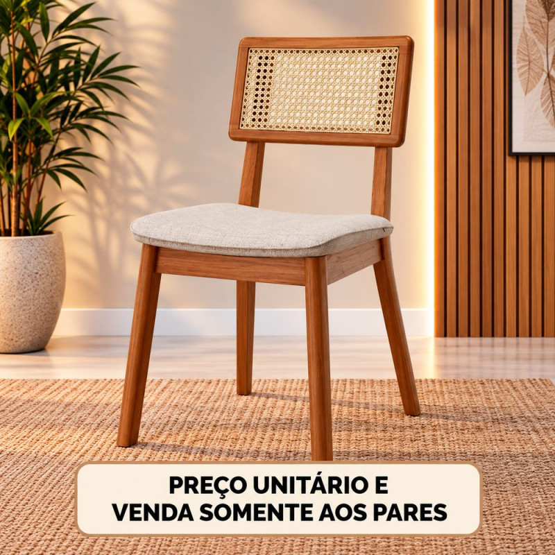 CADEIRA IMCAL CLASSIC PALHA LINHO NATURE CADEIRA IMCAL CLASSIC PALHA LINHO NATURE