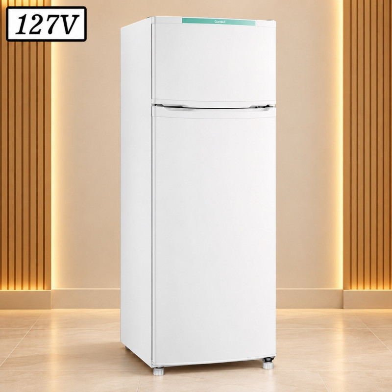 REFRIGERADOR CONSUL CRD37 CYCLE DEFROST DUPLEX 334L 127V BRANCO REFRIGERADOR CONSUL CRD37 CYCLE DEFROST DUPLEX 334L 127V BRANCO