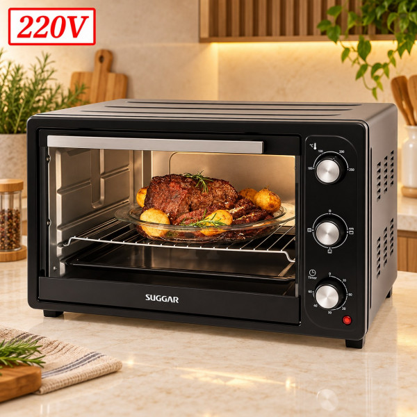 FORNO ELETRICO SUGGAR 50L 220V PRETO FORNO ELETRICO SUGGAR 50L 220V PRETO