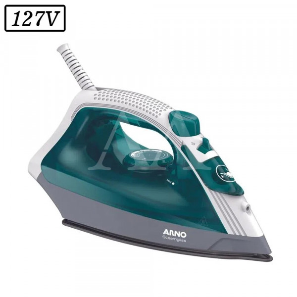 FERRO DE PASSAR ARNO A VAPOR FSGP STEAMGLISS 127V VERDE