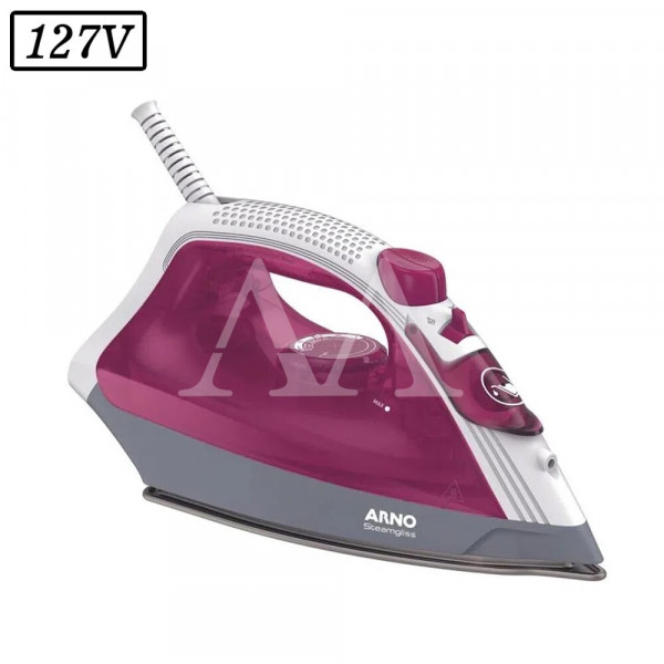 FERRO DE PASSAR ARNO A VAPOR FSGC STEAMGLISS 127V ROSA