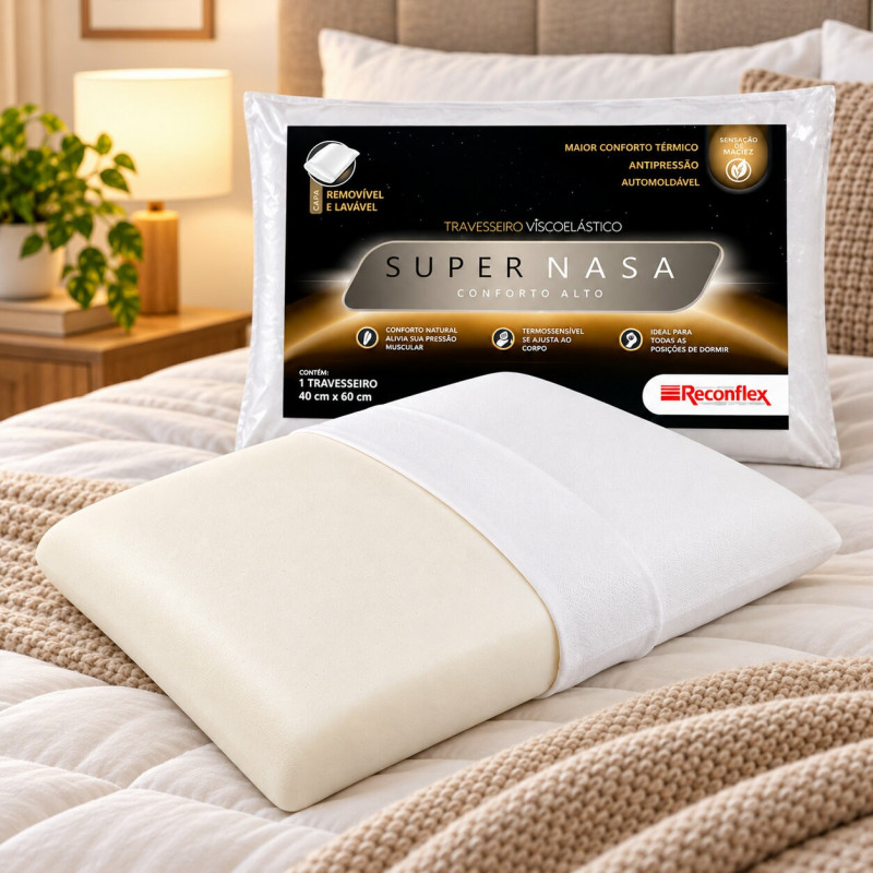 TRAVESSEIRO RECONFLEX SUPER NASA ALTO FIRME 50X70X17
