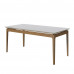 MESA IMCAL WIND 1.8 C/ VIDRO RETANGULAR OFF WHITE / CINAMOMO MESA IMCAL WIND 1.8 C/ VIDRO RETANGULAR OFF WHITE / CINAMOMO