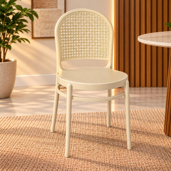 CADEIRA FORTE PLASTICO TELINHA NATURAL CADEIRA FORTE PLASTICO TELINHA NATURAL