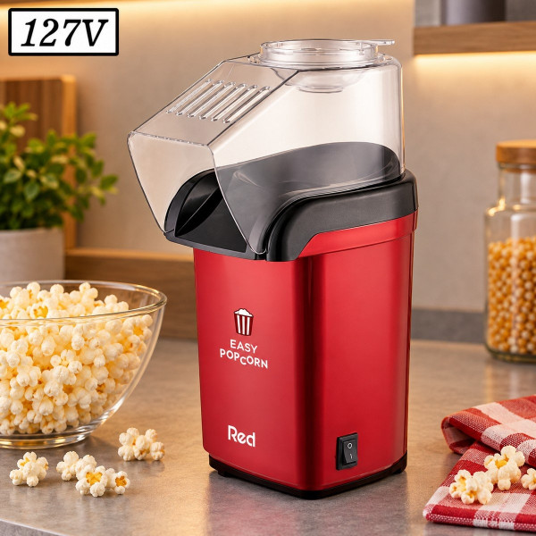 PIPOQUEIRA RED MOBILE EASY POPCORN PQ100 1200W 127V VERMELHA PIPOQUEIRA RED MOBILE EASY POPCORN PQ100 1200W 127V VERMELHA