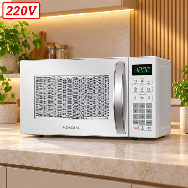 FORNO MICROONDAS MONDIAL MO0121W 21L 220V BRANCO FORNO MICROONDAS MONDIAL MO0121W 21L 220V BRANCO