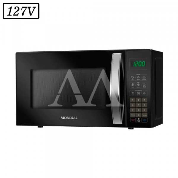 FORNO MICROONDAS MONDIAL MO0121B 21L 127V PRETO