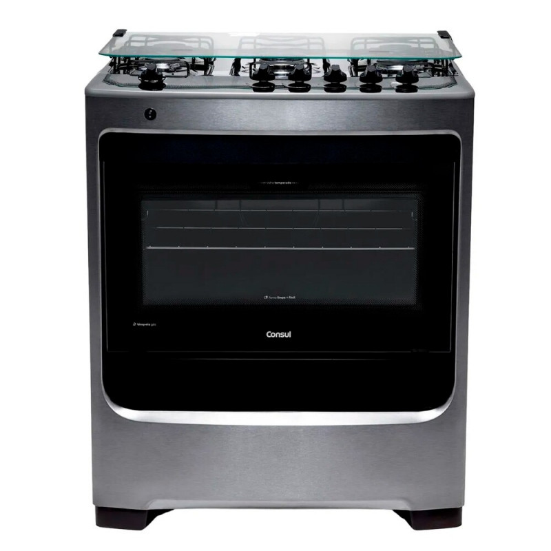FOGAO  5B CONSUL CFS5NA MESA INOX INOX