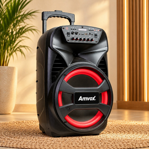 CAIXA DE SOM AMVOX AMPLIFICADORA ACA 480 VIPER II C/FM 480 WATS CAIXA DE SOM AMVOX AMPLIFICADORA ACA 480 VIPER II C/FM 480 WATS