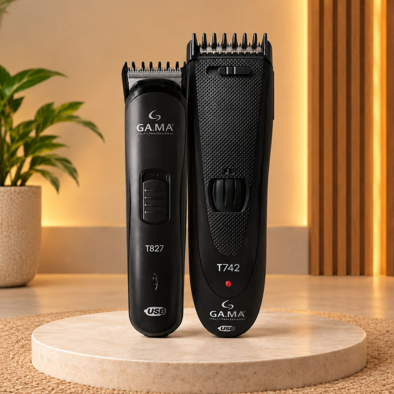 KIT MAQUINA CORTAR CABELO GAMA T747 BLACK TITANIUM USB KIT MAQUINA CORTAR CABELO GAMA T747 BLACK TITANIUM USB