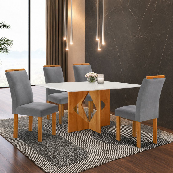 CJ MESA 4C CEL MOVEIS MILAO RETANGULAR 120X80 TAMPO LONDRES PLUS C/VDO CAD.LONDRES TEC 171 CINAMOMO CJ MESA 4C CEL MOVEIS MILAO RETANGULAR 120X80 TAMPO LONDRES PLUS C/VDO CAD.LONDRES TEC 171 CINAMOMO