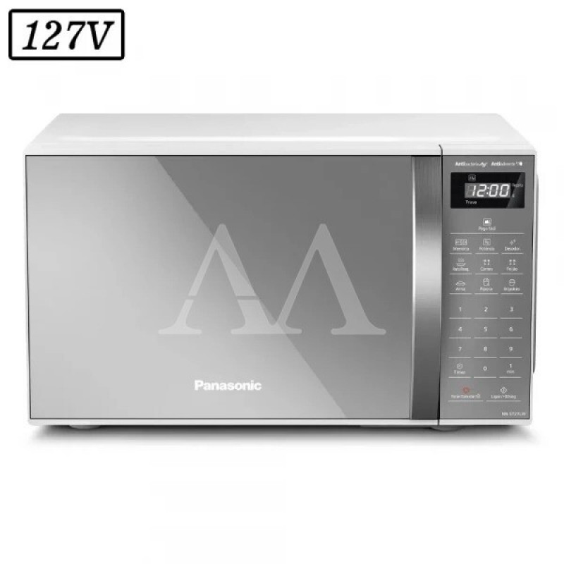 FORNO MICROONDAS PANASONIC NN-ST27LWRUN 21L 127V BRANCO ESPELHO