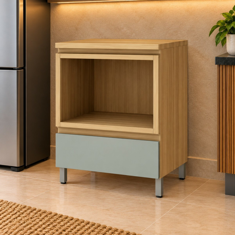 BALCAO NESHER 1G RAINHA P/FORNO C/ NICHO 70CM NATURE/VERDE 500736 BALCAO NESHER 1G RAINHA P/FORNO C/ NICHO 70CM NATURE/VERDE 500736