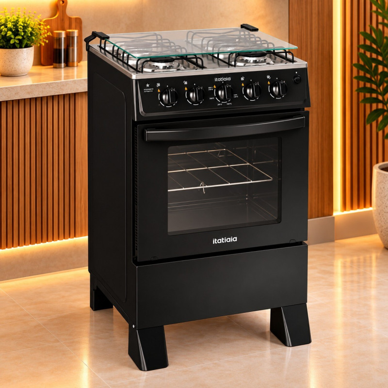 FOGAO 4B ITATIAIA STAR NEW AUTOMATICO PRETO FOGAO 4B ITATIAIA STAR NEW AUTOMATICO PRETO