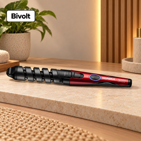 ESCOVA MODELADORA MONDIAL SPIRAL INFINITY EM-05 BIVOLT ESCOVA MODELADORA MONDIAL SPIRAL INFINITY EM-05 BIVOLT