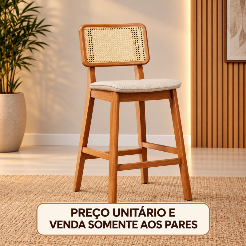BANQUETA IMCAL CLASSIC PALHA LINHO BANQUETA IMCAL CLASSIC PALHA LINHO