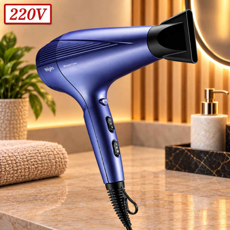 SECADOR DE CABELO ELGIN GLOSSY COLOR 2000W 220V SECADOR DE CABELO ELGIN GLOSSY COLOR 2000W 220V