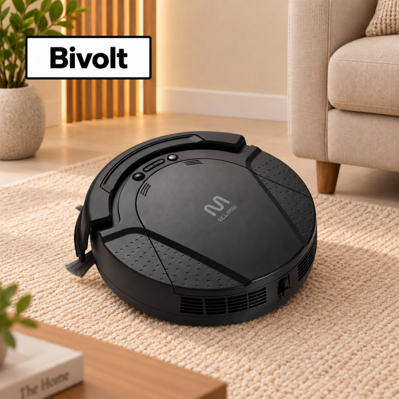ASPIRADOR ROBO MULTILASER ECLIPSE 3 EM 1 20W BIVOLT ASPIRADOR ROBO MULTILASER ECLIPSE 3 EM 1 20W BIVOLT