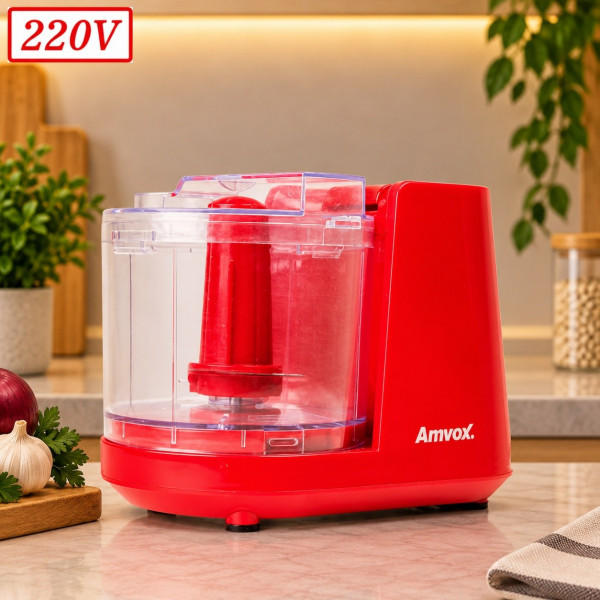 MINIPROCESSADOR AMVOX APR 1001 100W 220V VERMELHO MINIPROCESSADOR AMVOX APR 1001 100W 220V VERMELHO
