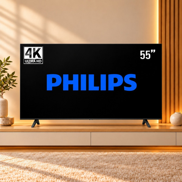 SMART TV PHILIPS 55PUG7019 55" LED UHD 4K GOOGLE 3 HDMI 2 USB WIFI