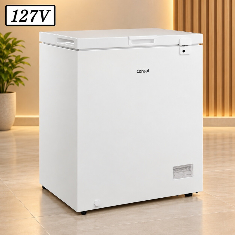 FREEZER CONSUL CHA14MBANA HORIZONTAL 142L 127V BRANCO FREEZER CONSUL CHA14MBANA HORIZONTAL 142L 127V BRANCO