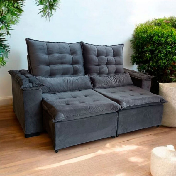 ESTOFADO RG VENEZA RETRATIL 2.50 CINZA INCA 10 ESTOFADO RG VENEZA RETRATIL 2.50 CINZA INCA 10