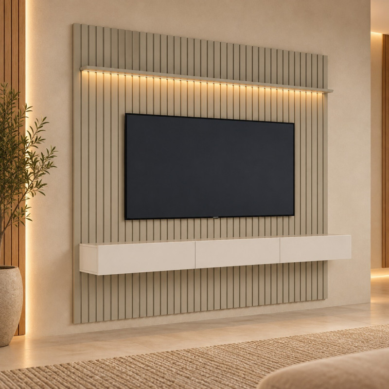 HOME IMCAL RIPADO PRIME LED 2.2 GIANDUIA/OFF WHITE 65384