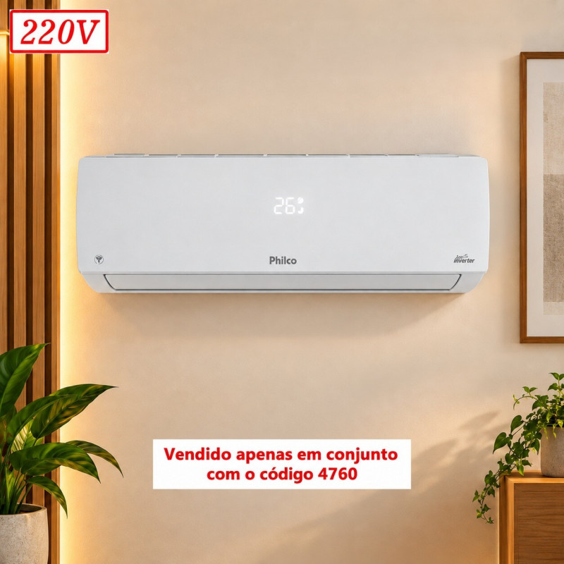 AR CONDICIONADO EVAPORADORA PHILCO SPLIT HI WALL ECO INVERTER PAC12FB 12000 BTU 220V AR CONDICIONADO EVAPORADORA PHILCO SPLIT HI WALL ECO INVERTER PAC12FB 12000 BTU 220V