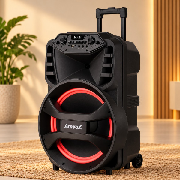 CAIXA DE SOM AMVOX AMPLIFICADORA ACA 880 VEGAS 880 WATS