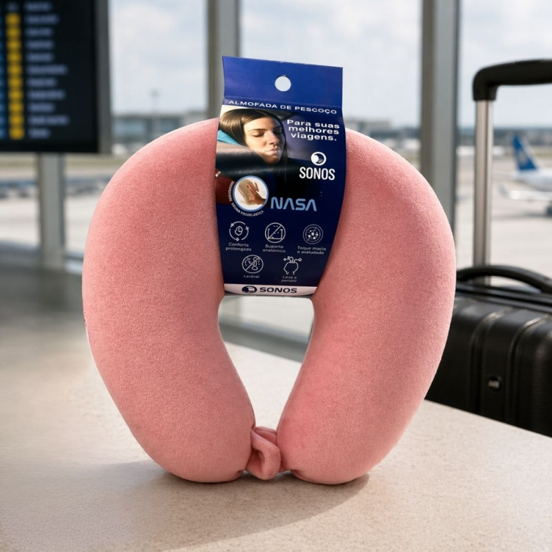 ALMOFADA P/ PESCOCO TRADICIONAL SONOS ROSE
