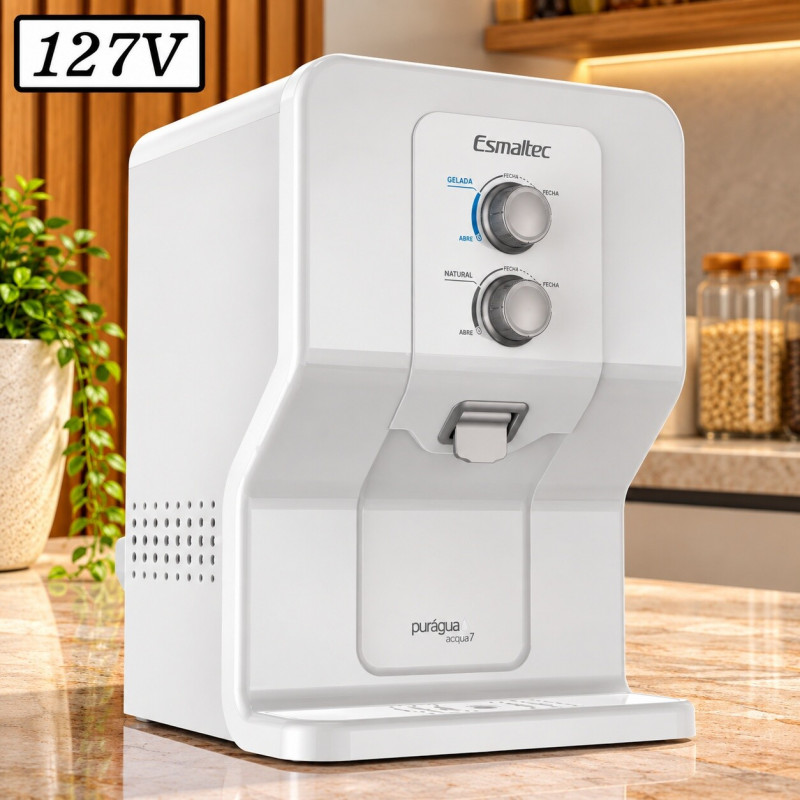 PURIFICADOR ESMALTEC PURAGUA ACQUA7 127V BRANCO PURIFICADOR ESMALTEC PURAGUA ACQUA7 127V BRANCO