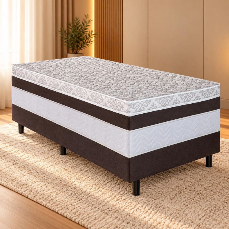 CAMA BOX D28 88X188X53 BELLABAHIA ATALAIA C/PILLOW EURO