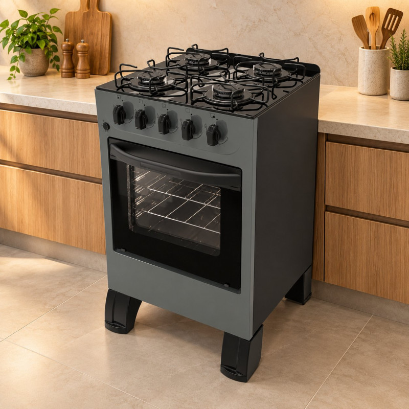 FOGAO 4B BRASLAR CARINA GLASS MESA VIDRO TITANIUM FOGAO 4B BRASLAR CARINA GLASS MESA VIDRO TITANIUM