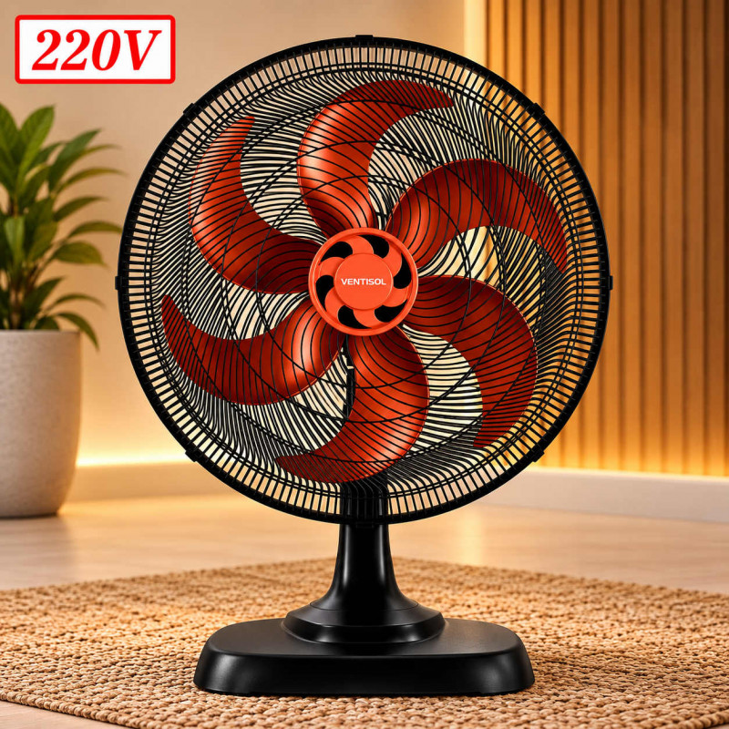 VENTILADOR VENTISOL MESA 50CM 6 PAS 3 VEL 220V BRONZE VENTILADOR VENTISOL MESA 50CM 6 PAS 3 VEL 220V BRONZE