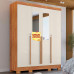ROUPEIRO 4P. ABRIR 3G RUD RACK DOMUS CEDRO/AREIA