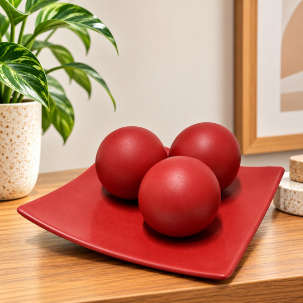 FRUT QUADRADA PQ CERAMICA CARMIM