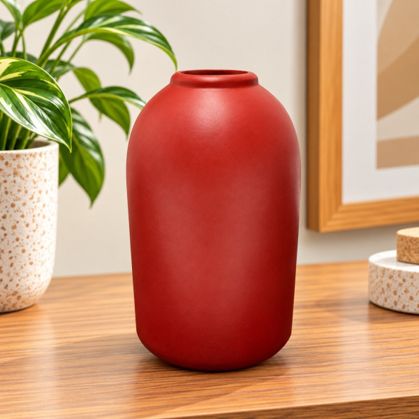 VASO CERAMICA IMPERIO P CARMIM VASO CERAMICA IMPERIO P CARMIM