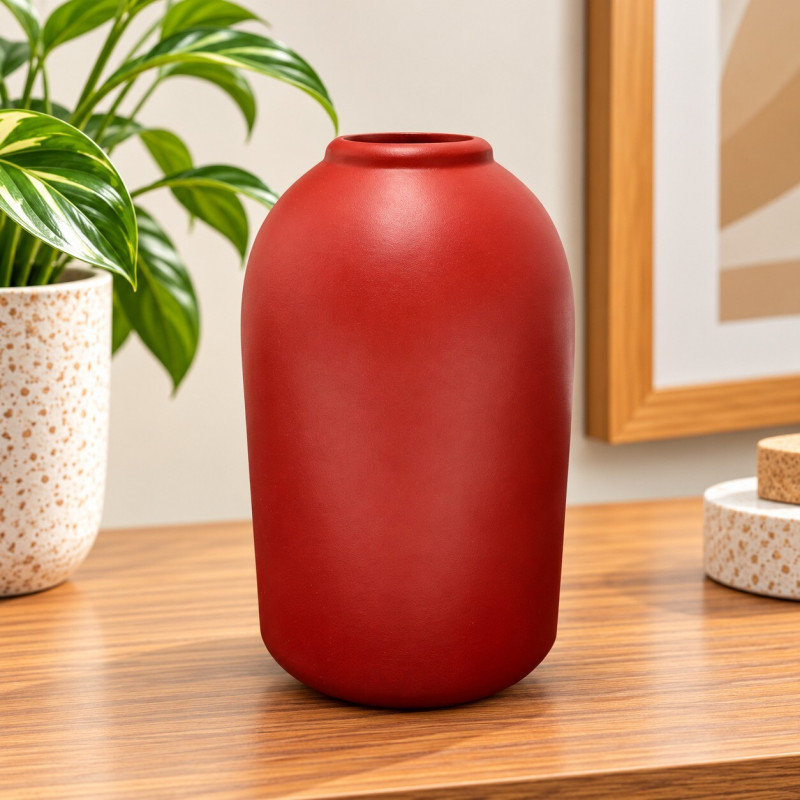 VASO CERAMICA IMPERIO P CARMIM VASO CERAMICA IMPERIO P CARMIM