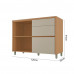 BALCAO NESHER 1P 3G CONDESSA 120CM CARVALHO/GREIGE 501019