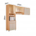 COZINHA NESHER CONDESSA 8P 1G COMPACTA CARVALHO/GREIGE 501050