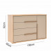 COMODA SAPATEIRA 4G 1P. ROBEL CONCEPT PUX PERFIL HANOVER/FENDI LISO