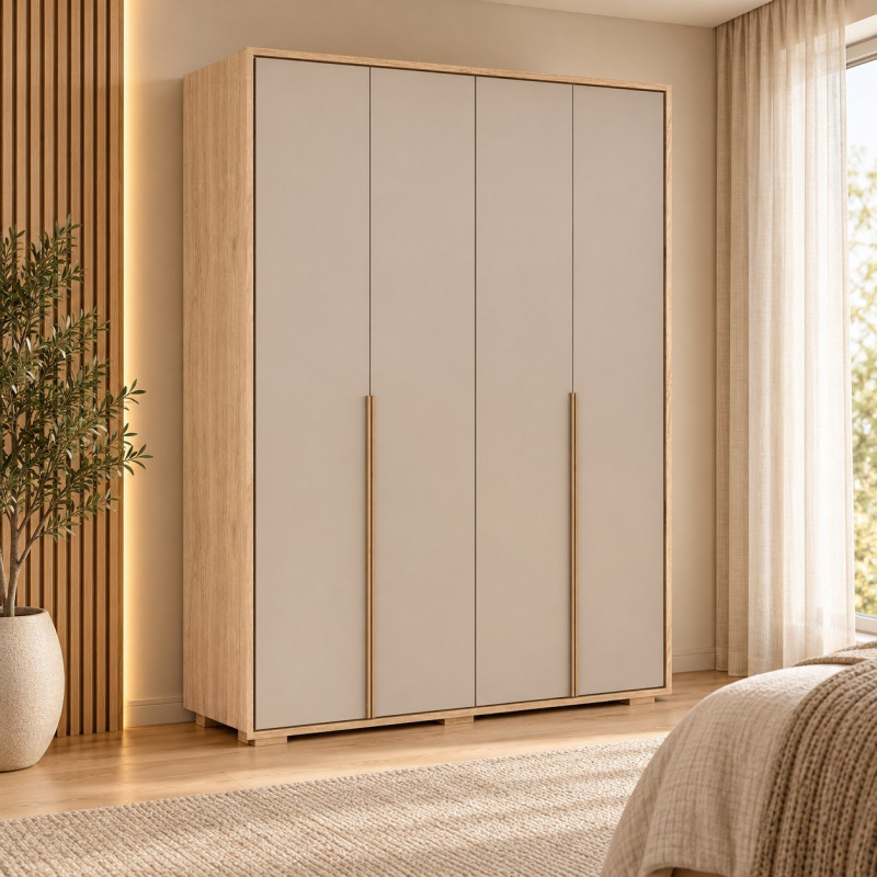 ROUPEIRO 4P. ABRIR 3G ROBEL CONCEPT 1.8 PUX PERFIL C/ PES HANOVER/FENDI LISO ROUPEIRO 4P. ABRIR 3G ROBEL CONCEPT 1.8 PUX PERFIL C/ PES HANOVER/FENDI LISO