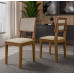 CJ MESA 6C DOBUE SAFIRA 160X90 C/VIDRO CAD SAFIRA IMBUIA/BRANCO OFF/AREIA LINHO