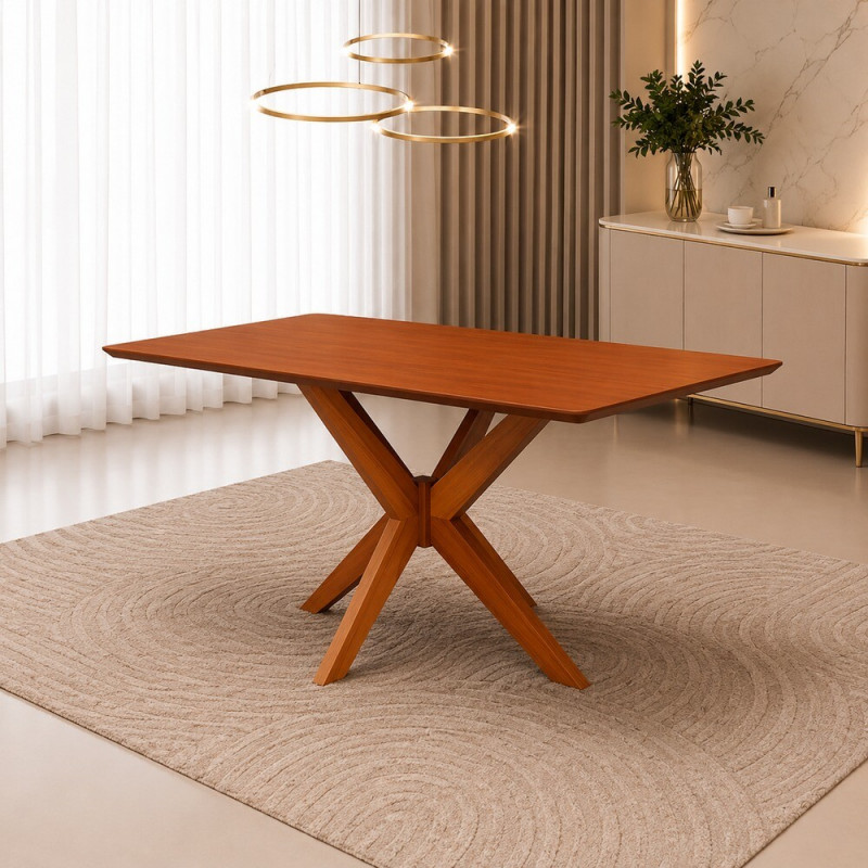 MESA AGN ANNA RETANGULAR 116X80 TAMPO LAMINADO MADEIRA MESA AGN ANNA RETANGULAR 116X80 TAMPO LAMINADO MADEIRA